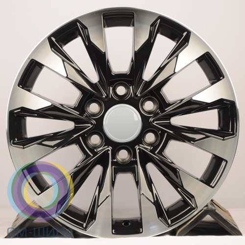 Anzoo H880D 8.5x20/6x139.7 D106.1 ET25 Black Machine Face