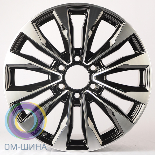 Anzoo H954D 8.5x20/6x139.7 D106.1 ET25 Black Machine Face