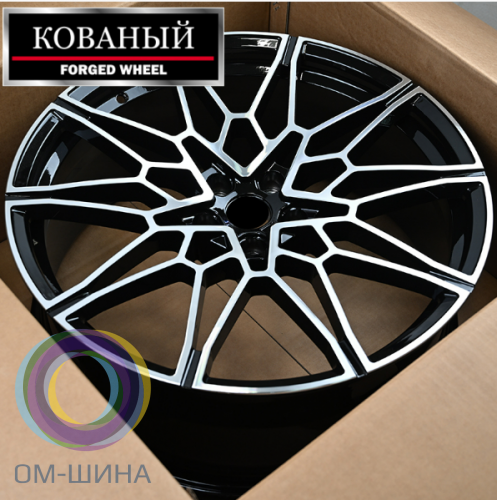 RGW Wheels RGW1842 10.0x20/5x112 D66.56 ET46 Gloss Black Machine Face (задняя ось)