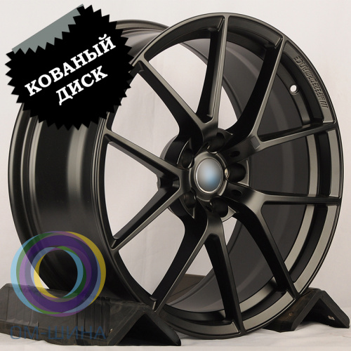 Anzoo AL1857 9.5x19/5x112 D66.56 ET35 Matt Black (задняя ось)
