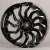 Anzoo AZ192-20 9.0x20/6x139.7 D110.1 ET0 Gloss Black+Milling spoke&Rivet holes
