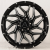 Anzoo AA020 9.0x20/6x139.7 D106.1 ET0 Gloss Black+Milling spokes+milling rivets Anzoo AA020 9.0x20/6x139.7 D106.1 ET0 Gloss Black+Milling spokes+milling rivets