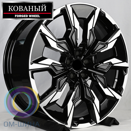 IWheel CR03082 8.5x20/5x112 D66.56 ET25 Black Machined Face (передняя ось)