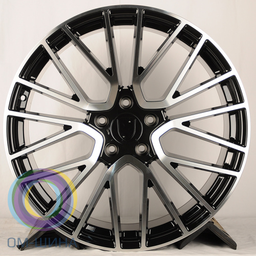 IWheel IV-704 11.0x22/5x130 D71.6 ET61 Black Machine Face (задняя ось)