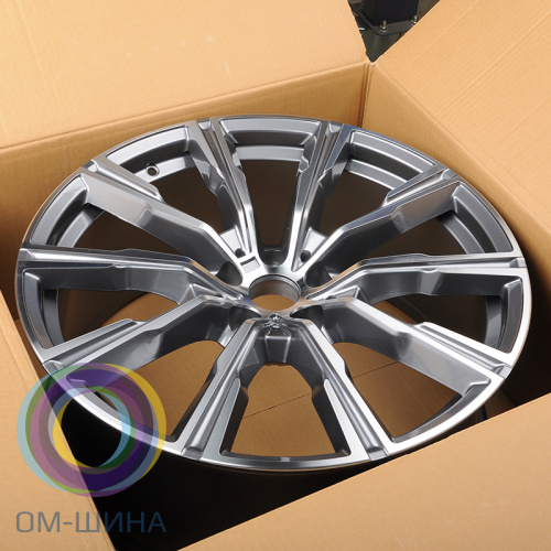 Anzoo H795D 9.0x20/5x112 D66.6 ET35 Gunmetal Machined Face (передняя ось)
