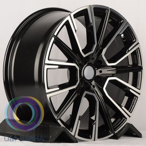 Anzoo H3168F 8.5x20/5x120 D72.56 ET25 Black Machine Face (передняя ось)