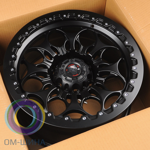 Anzoo JT239-7 8.5x17/6x139.7 D110.1 ET0 Matt Black
