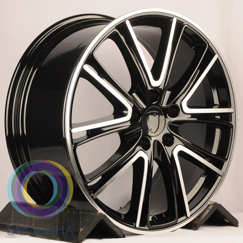 HMD 0012 11.5x21/5x130 D71.5 ET63 Black Machined Face (задняя ось)