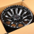 Anzoo AS8124-7 9.0x17/6x139.7 D110.1 ET0 Matt Black+Milling Spoke+Milling rivets Anzoo AS8124-7 9.0x17/6x139.7 D110.1 ET0 Matt Black+Milling Spoke+Milling rivets