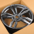 Anzoo XJ057 8.0x18/5x120 D72.6 ET32 Light Gray Machined