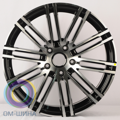 IWheel B396F 9.0x21/5x112 D66.45 ET26 Black Machined Face (передняя ось) (Зад к ним B396R)
