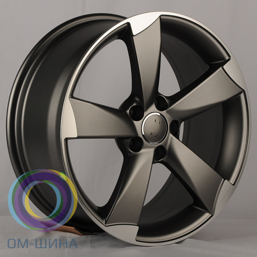 IWheel FBX341-8 8.0x18/5x112 D66.5 ET35 Satin GM Polish Face 