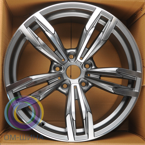 Anzoo XJ057 8.0x18/5x120 D72.6 ET32 Light Gray Machined