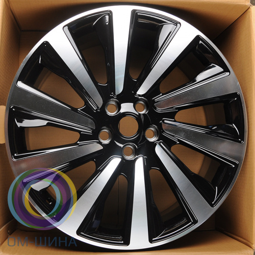 Anzoo H947D 9.5x21/5x120 D72.6 ET40 Black Machine Face