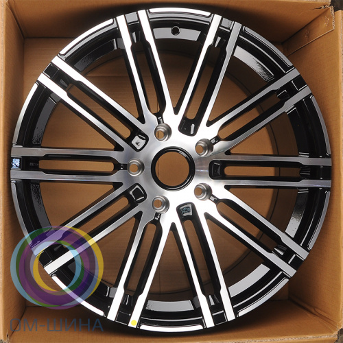 IWheel B396R 10.0x21/5x112 D66.45 ET19 Black Machined Face (задняя ось) (Зад к ним B396F)