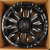 Anzoo AS8124-8 9.0x18/6x139.7 D110.1 ET0 Matt Black+Milling Spokes+Milling rivets