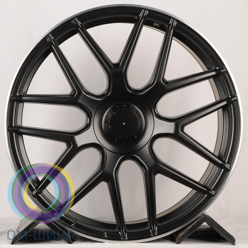 IWheel CR02009 10.0x22/5x130 D84.1 ET33 Matte Black Machined Lip (в круг)