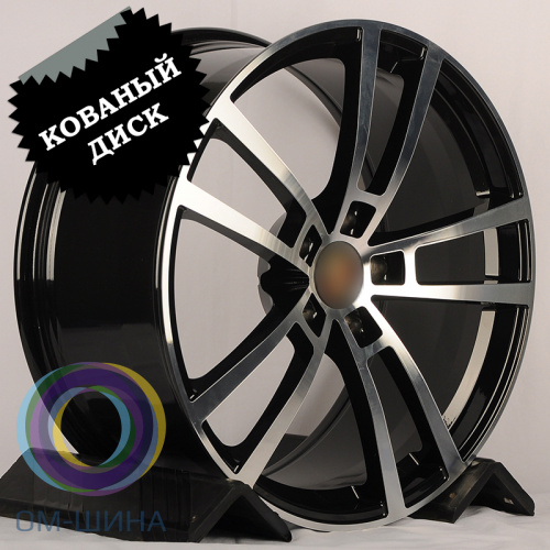 Anzoo AFX5698 11.0x21/5x130 D71.56 ET58 Glossy Black Machine Face (задняя ось)