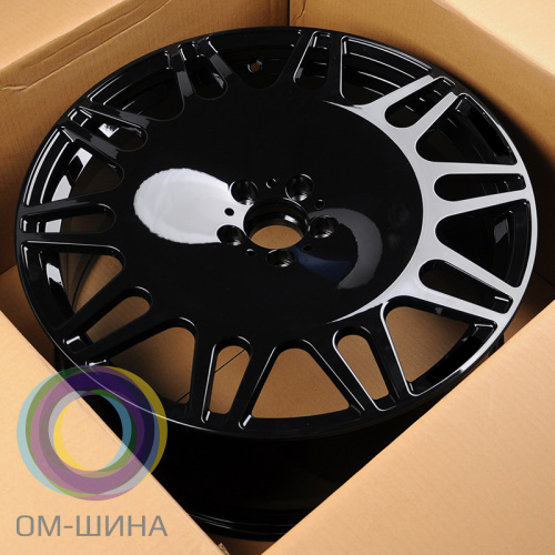 Anzoo ALA1355 9.5x22/5x112 D66.5 ET45 Glossy Black (передняя ось)