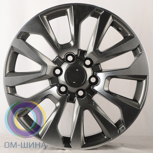 Anzoo H887D 7.5x19/6x139.7 D106.1 ET25 Gunmetal Machine Face