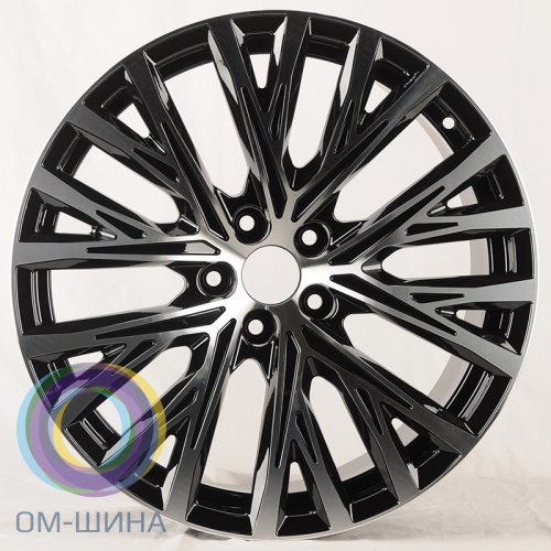 Anzoo FBX046-9 8.5x19/5x112 D66.45 ET35 Gloss Black Machine Face