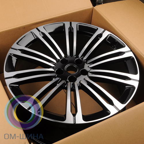 Anzoo H941D 9.5x21/5x120 D72.6 ET49 Black Machined Face