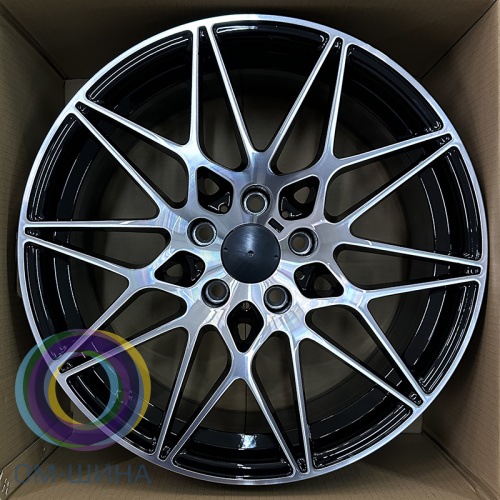Anzoo H3184F 8.5x18/5x120 D72.6 ET30 Black Machine Face (в круг)