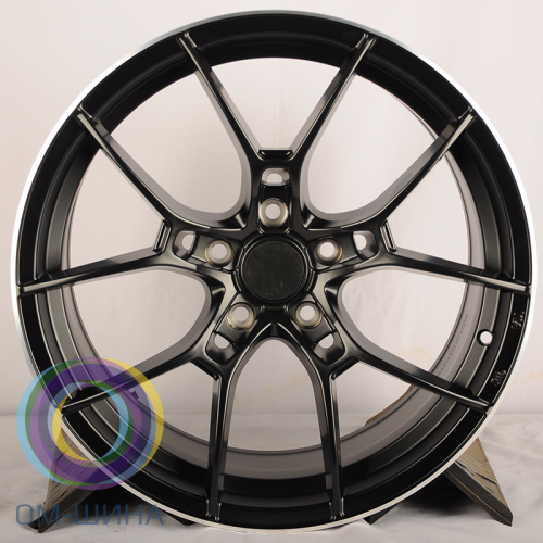 HMD DQ020 8.5x18/5x114.3 D73.1 ET38 Matt Black Machined Line