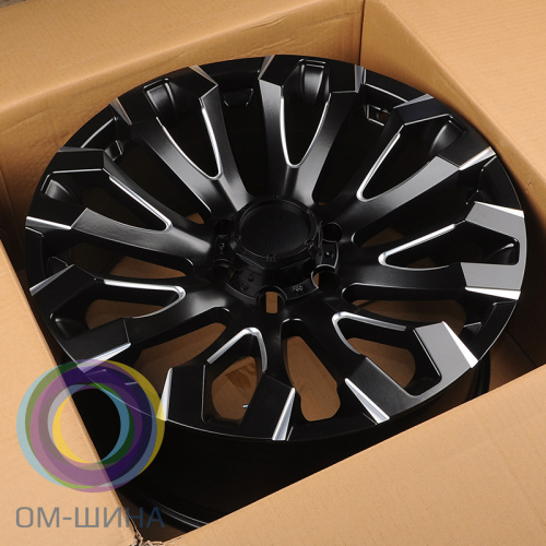 Anzoo JT255-20 9.0x20/6x139,7 D110.1 ET0 Matt Black+Milling Word