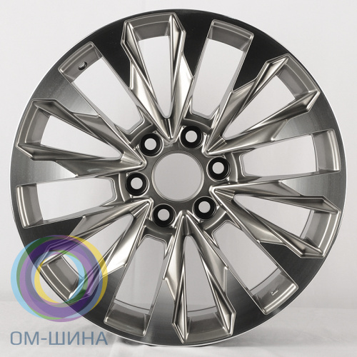 Anzoo H880D 8.5x20/6x139.7 D106.1 ET25 Hyper Black Machine Face