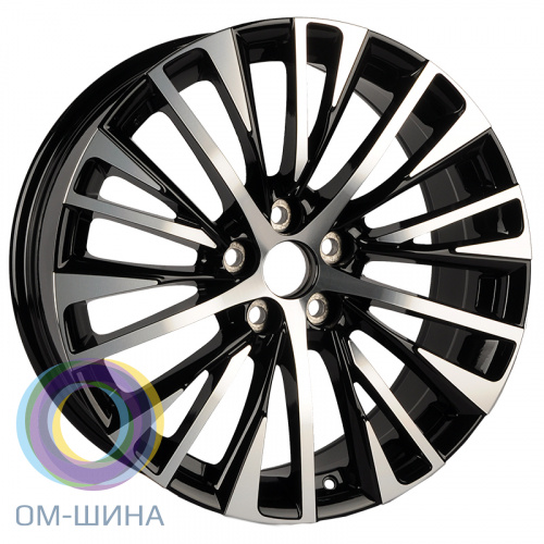 Anzoo H952D 8.0x18/5x114.3 D60.1 ET45 Black Machined Face 
