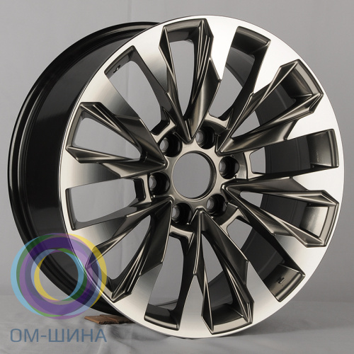 Anzoo H880D 8.5x20/6x139.7 D106.1 ET25 Hyper Black Machine Face