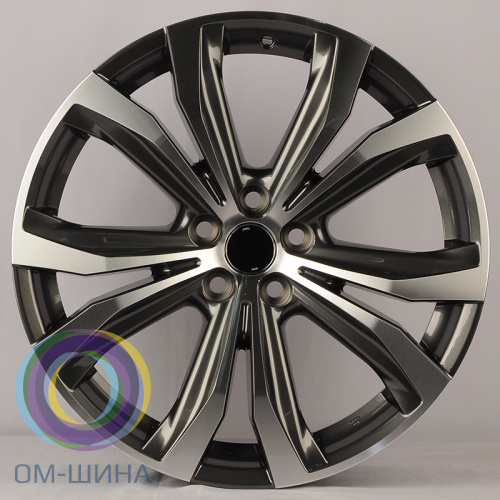 Anzoo H3031D 8.0x20/5x114.3 D60.1 ET30 Gunmetal Machine Face