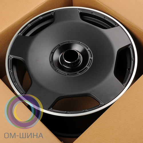 IWheel CR02066 10.0x22/5x130 D84.1 ET30 Matte Black Machined Lip (в круг)