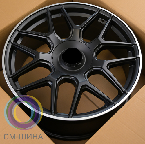 Anzoo JT092-22 10.0x22/5x130 D84.1 ET36 Satin Black Machined Lip (в круг)