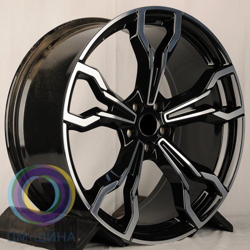 IWheel CR8821 8.5x21/5x112 D66.56 ET25 Black Machined Face (передняя ось)