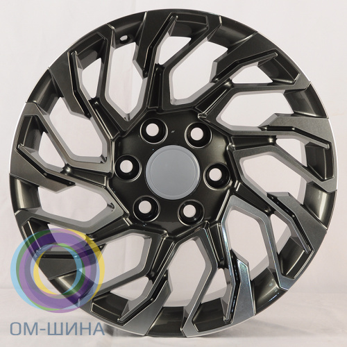 Anzoo H964D 8.5x20/6x139.7 D106.1 ET25 Gunmetal Machine Face