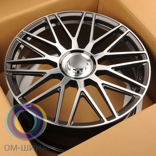 Anzoo AF5570 11.0x22/5x112 D66.56 ET47 Gunmetal Machine Face (задняя ось)
