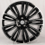 Anzoo HP716D 9.5x22/5x120 D72.6 ET45 Black Machine Face Anzoo HP716D 9.5x22/5x120 D72.6 ET45 Black Machine Face
