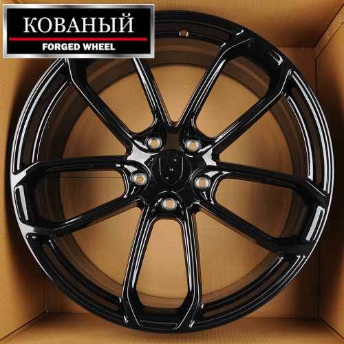 RGW Wheels RGW347 10.0x22/5x130 D71.56 ET48 Gloss Black (передняя ось)