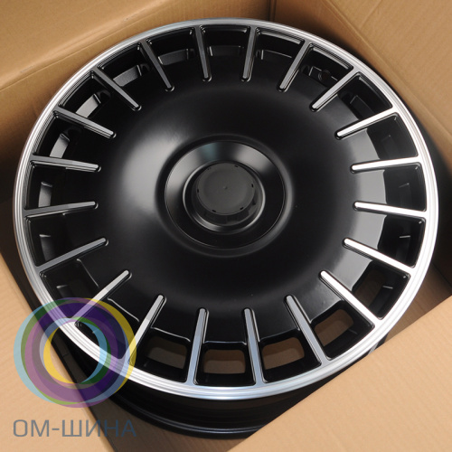 RGW Wheels MH148 8.5x20/5x112 D66.6 ET36 Matt Black Machined Lip (передняя ось)