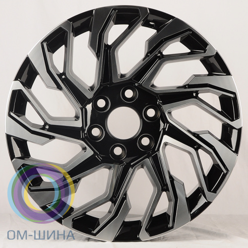 Anzoo H964D 8.5x20/6x139.7 D106.1 ET25 Black Machine Face