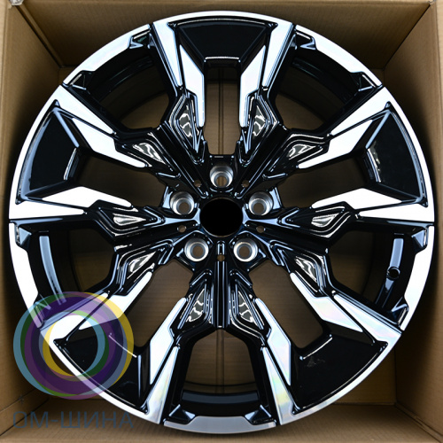 IWheel CR03082 8.5x20/5x112 D66.56 ET25 Black Machined Face (передняя ось)
