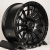 Anzoo FBX134-20 9.0x20/6x139,7 D110.1 ET0 Matt Black+Silver Rivets