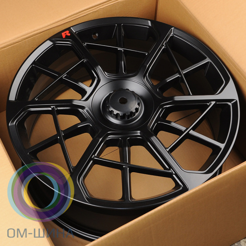 Anzoo H3165F 9.5x22/5x108 D63.4 ET48 Matt Black+Red R