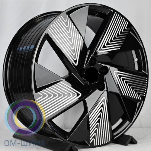 IWheel FBX225-20 9.0x20/5x108 D63.4 ET58.5 Black+Milling 