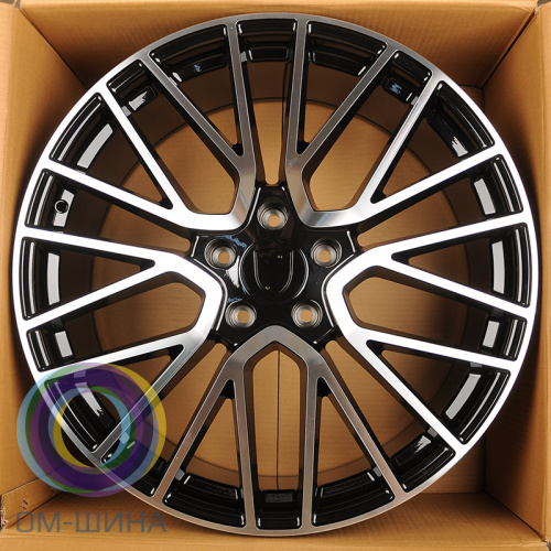 IWheel IV-704 10.0x22/5x130 D71.6 ET48 Black Machine Face (передняя ось)