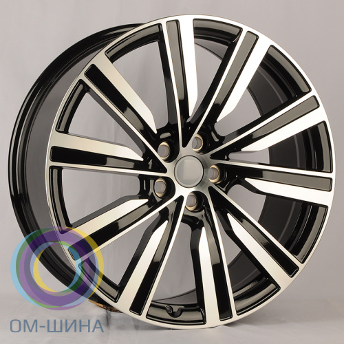 Anzoo H3091F 9.5x22/5x120 D72.6 ET45 Black Machined Face