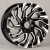 Anzoo H964D 8.5x20/6x139.7 D106.1 ET25 Black Machine Face Anzoo H964D 8.5x20/6x139.7 D106.1 ET25 Black Machine Face