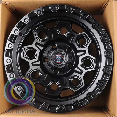 IWheel JT178-7 9.0x17/5x114.3 D73.1 ET0 Matt Black